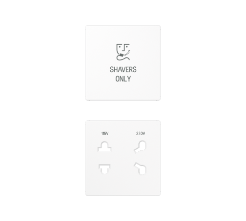 накладка бритвенной розетки белая  SOA7522WWPL  Jung