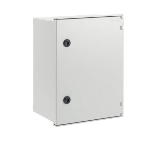 Шкаф цельный навесной из фибергласа без монтажной панели со сплошной дверью 400х300х200 мм  CN50432  DKC