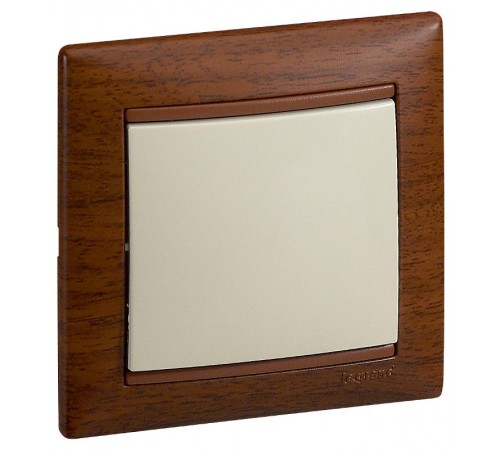 Valena Тонированное дерево Рамка 1-ая  770311  Legrand