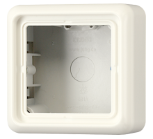 Рамка для вертикальной и горизонтальной установки, 1 пост, накладной монтаж; дюропласт; слоновая кость; CD500  CD581AW  Jung