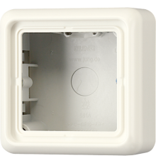 Рамка для вертикальной и горизонтальной установки, 1 пост, накладной монтаж; дюропласт; слоновая кость; CD500  CD581AW  Jung