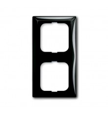 ABB Basic 55 Шато (чёрный) Рамка 2-ая  1725-0-1507   2CKA001725A1507  ABB