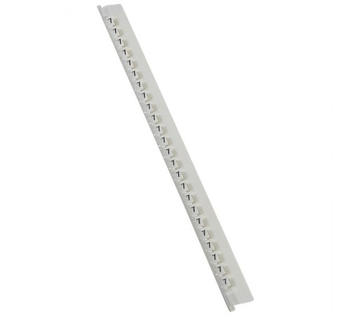 Маркер Memocab - ширина 2,3 мм - чёрная маркировка на белом фоне - цифра 7  037787  Legrand