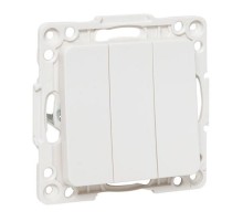 Стокгольм Механизм Выключателя 3-кл. 10А белый EKF PROxima  EYV10-024-10  EKF