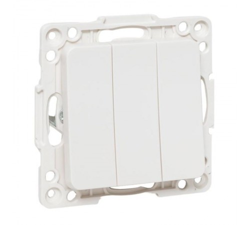 Стокгольм Механизм Выключателя 3-кл. 10А белый EKF PROxima  EYV10-024-10  EKF