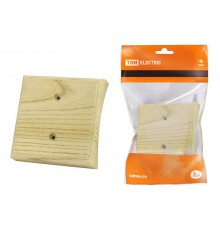 Накладка на бревно деревянная универсальная НБУ 1П 260 мм, сосна  SQ1821-0005  TDM