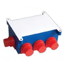 Коробка распределительная с/у 118х76х60 с крышкой 8 вводов  10134  Рувинил