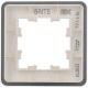 BRITE Рамка 1-ая РУ-1-2-Бр стекло белый RE  BR-M12-G-41-K01  IEK