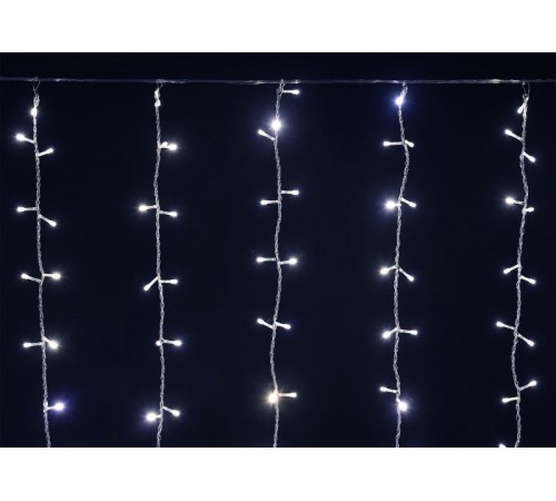 Гирлянда светодиодная занавес 1,5х1,5 160W IP20 прозрачный шнур 230В транзитн подкл  LGDB201-2-160-L1-T-S-20  IEK
