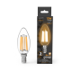 Лампа светодиодная Filament Свеча 13W 1100lm 2700К Е14 LED 1/10/50  103801113  Gauss