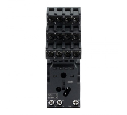 Базовый пассивный элемент для установки одиночных реле, до 230 В АС \ DC, компактное исполнение  IR-B4-SC-2  DKC