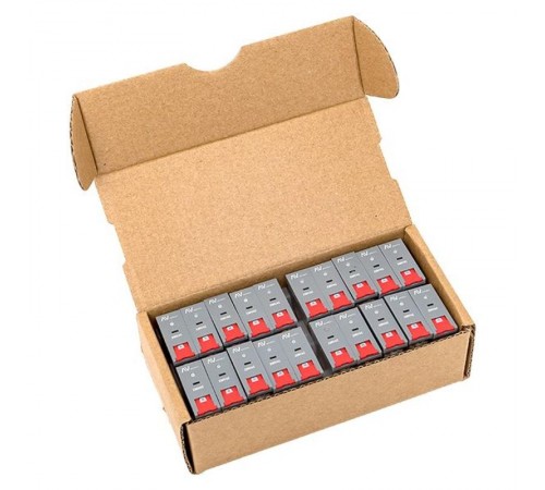 Реле промежуточное с кнопкой и мех. Индикацией RPAt 25/1 12A 230В AC  rpat-25-1-230AC   EKF