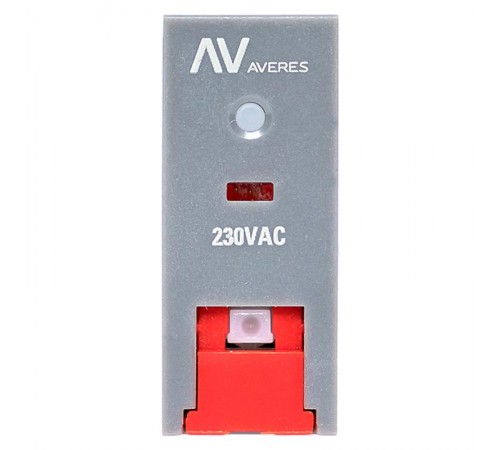 Реле промежуточное с кнопкой и мех. Индикацией RPAt 25/1 12A 230В AC  rpat-25-1-230AC   EKF