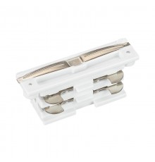 Коннектор внутренний LGD-4TR-CON-MINI-WH (C) (Arlight, IP20 Пластик, 3 года)  024263(1)  Arlight