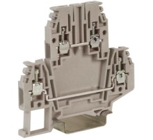 DBC.2GR, проходной зажим серый 2 уровня 2,5 кв.мм  ZDB100GR-RET  DKC