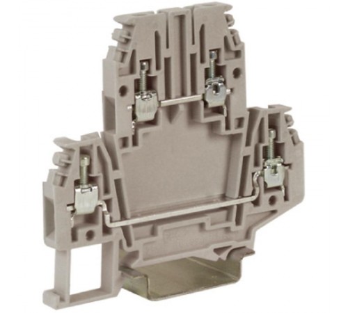 DBC.2GR, проходной зажим серый 2 уровня 2,5 кв.мм  ZDB100GR-RET  DKC