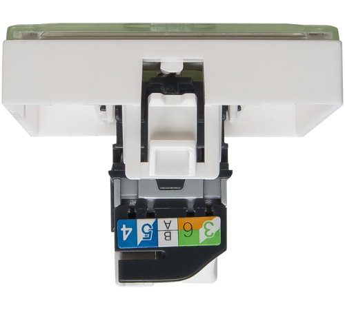 Розетка информационная UTP 1хRJ45 45х45 cat5е  200007  SPL