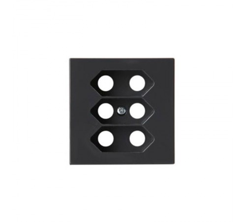 Центральная плата евро розетки, Impressivo, антрацит  303C-81  ABB