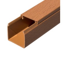 Кабель-канал бук 40х40 (60м/уп) 2-й замок  PR.025441  Промрукав