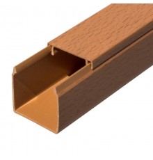 Кабель-канал бук 40х40 (24 м/уп) 2-й замок в п/э PR03.0201  Промрукав