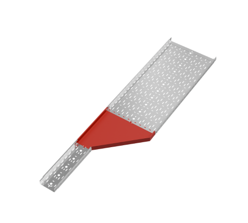 Переходник правый 50х150-500 мм "ПЛЮС" HD  PDplus50-150-500-R HD   КМ-профиль