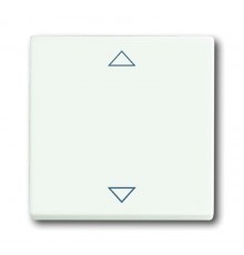 Клавиша для механизма выключателя жалюзи 6411 U, 6411 U/S, 6418 U, реле 6402 U, Future/Axcent/Carat/Династия, белый бархат  2CKA006430A0385  ABB