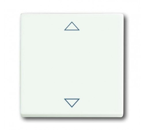 Клавиша для механизма выключателя жалюзи 6411 U, 6411 U/S, 6418 U, реле 6402 U, Future/Axcent/Carat/Династия, белый бархат  2CKA006430A0385  ABB