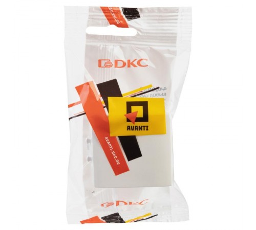 Вывод кабеля модульный "Avanti", "Белое облако", 2 модуля  4400982  DKC