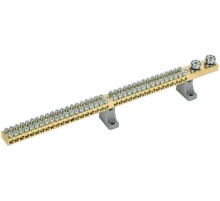 Шина N "ноль" на двух угл. изол. 200А ШНИ-10х18-72-L2-С   YNN30-72-C2-K03  IEK