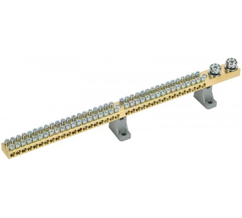 Шина N "ноль" на двух угл. изол. 200А ШНИ-10х18-72-L2-С   YNN30-72-C2-K03  IEK