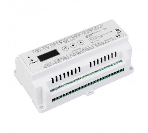 Декодер SMART-K17-DMX (12-24V, 24x3A)  023825  Arlight