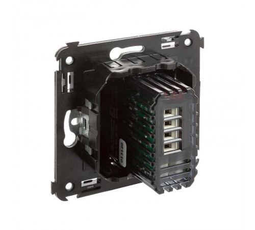 Диммер кнопочный в стену для LED ламп, "Avanti", "Черный матовый"  4412343  DKC