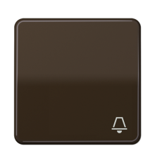 Клавиша с символом "звонок"; коричневая  CD590KBR  Jung