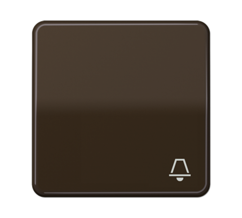 Клавиша с символом "звонок"; коричневая  CD590KBR  Jung