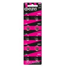 Элементы питания часовые AG 3 LR 41 BL-10  5002524  ФАZА