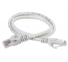 Коммутационный шнур (патч-корд), кат.5Е UTP, LSZH, 10м, серый  PC01-C5EUL-10M  ITK