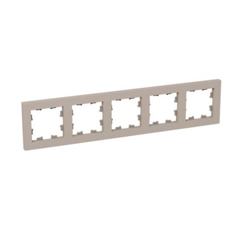 5 - местная рамка, кремовая, пластик Эпика  UP1-FPI-05 EKF