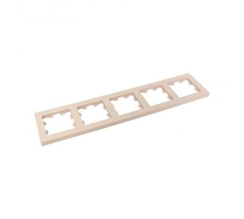 5 - местная рамка, кремовая, пластик Эпика  UP1-FPI-05 EKF