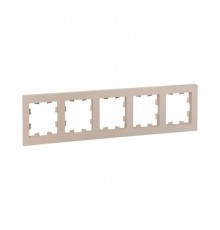 5 - местная рамка, кремовая, пластик Эпика  UP1-FPI-05 EKF