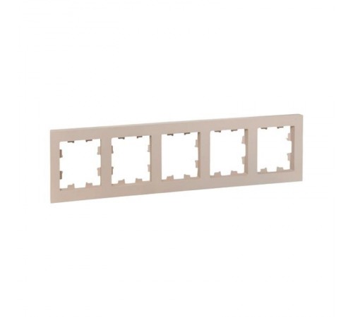 5 - местная рамка, кремовая, пластик Эпика  UP1-FPI-05 EKF