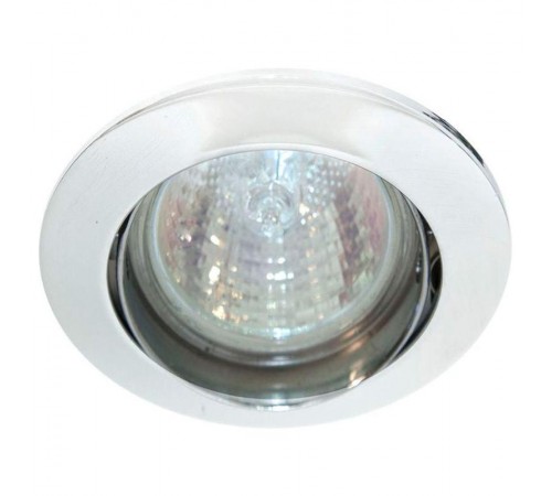 Светильник точечный встраиваемый под лампу DL308 MR16 50W G5.3 белый  15067  FERON