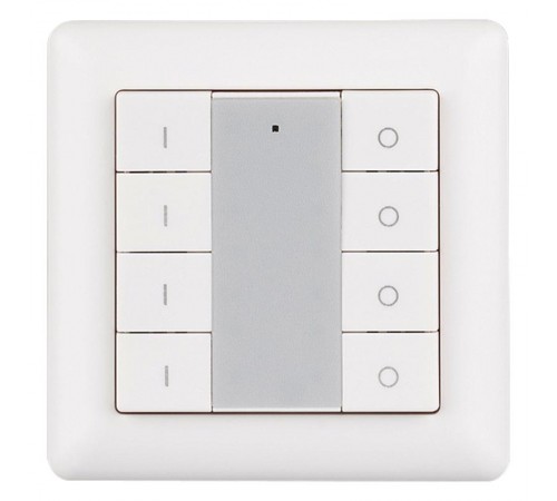 Панель Knob SR-2853K8-RF-UP White (3V, DIM, 4 зоны)  021460  Arlight