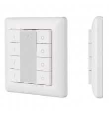 Панель Knob SR-2853K8-RF-UP White (3V, DIM, 4 зоны)  021460  Arlight