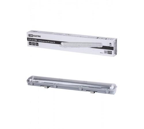 Светильник промышленный ССП 2х10Вт IP65 под LED лампу T8 TDM  SQ0304-0301  TDM