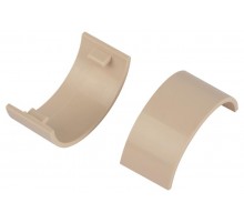 Соединитель  C-KK-30-13-B на стык для полукруглого кабель-канала бежевый 30х13мм 2шт/комплект  Б0064965  ЭРА