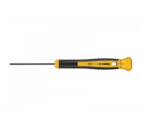Отвертка для точных работ ESD Safe с защитой от статического напряжения крестовая HEX 1,5х60 25615160  25615160  Felo