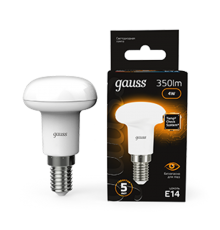 Лампа светодиодная LED 4Вт E14 220В 2700К Reflector R39  106001104  Gauss