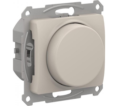 Glossa Молочный Светорегулятор (диммер) повор-нажим LED RC 400Вт механизм  GSL000923  SE