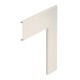 Крышка плоского угла кабельного канала Rapid 80 гладкая (ПВХ,кремовый) (GK-OTGFCW)  6274491  OBO Bettermann