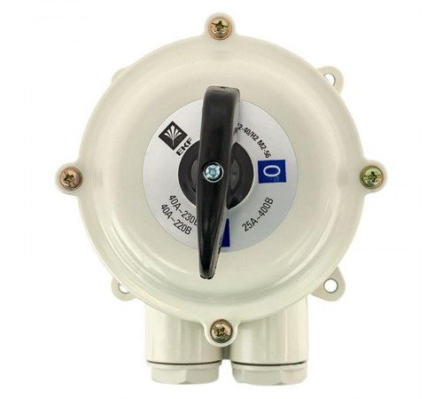 Пакетный  переключатель ПП 2-40/Н2 М2 пл. IP56 EKF PROxima  pp-2-40-4  EKF